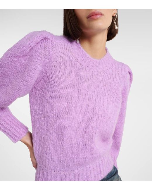 Pullover Emma in misto mohair di Isabel Marant in Pink