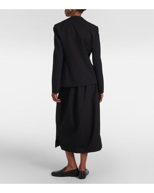 FFORME Black Toshi Cotton And Wool Jacket