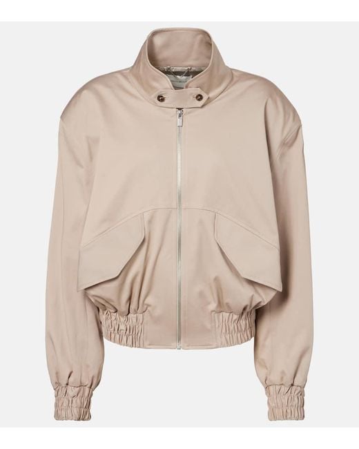 Magda Butrym Natural Bomberjacke Aus Wolle Und Seide