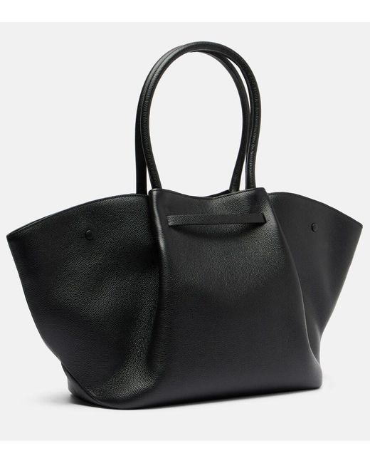 DeMellier London Black The New York Leather Tote Bag