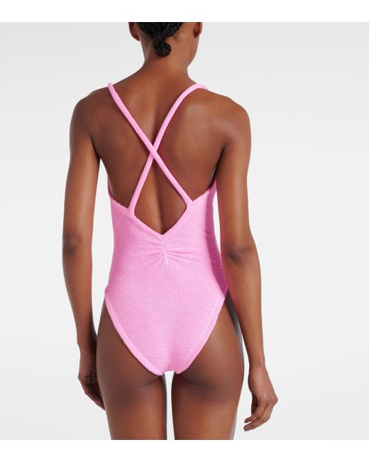 Hunza G Pink Bette Swimsuit
