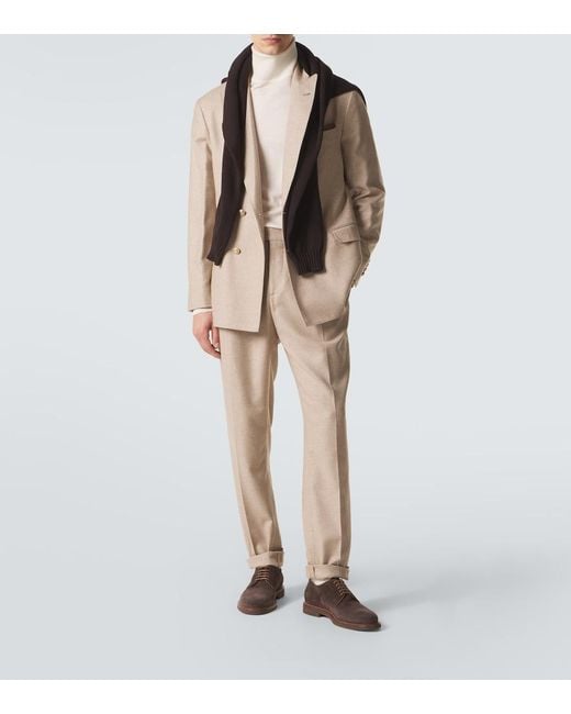 Stringate di Brunello Cucinelli in Brown da Uomo