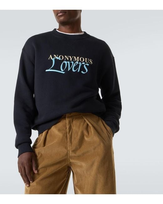 J.W. Anderson Blue Anonymous Lovers Embroidered Sweatshirt for men