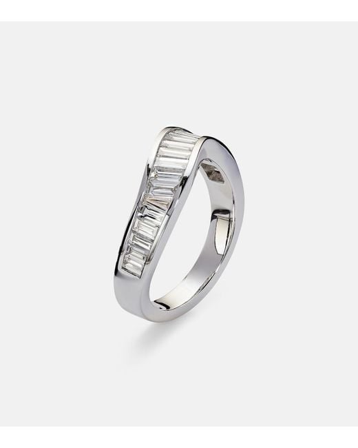 Anita Ko White Wave 18Kt Ring With Diamonds