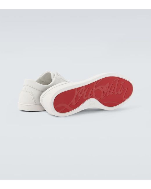 Christian Louboutin Sneakers Chambelisneak Aus Leder in White für Herren