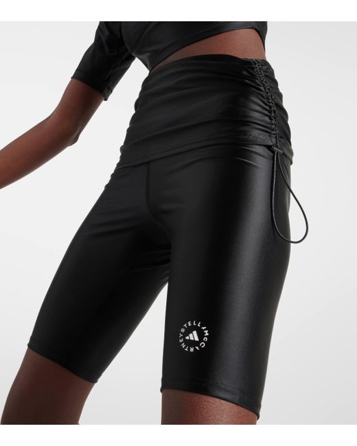 Adidas By Stella McCartney Black Truepurpose Roll Top Shorts