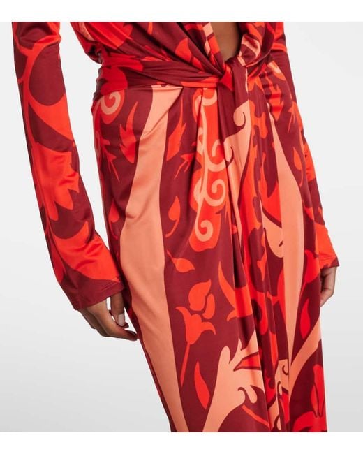 Abito Midi di Johanna Ortiz in Red