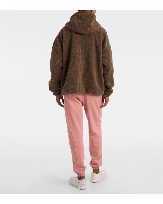 Adidas By Stella McCartney Pink Teddy Hoodie
