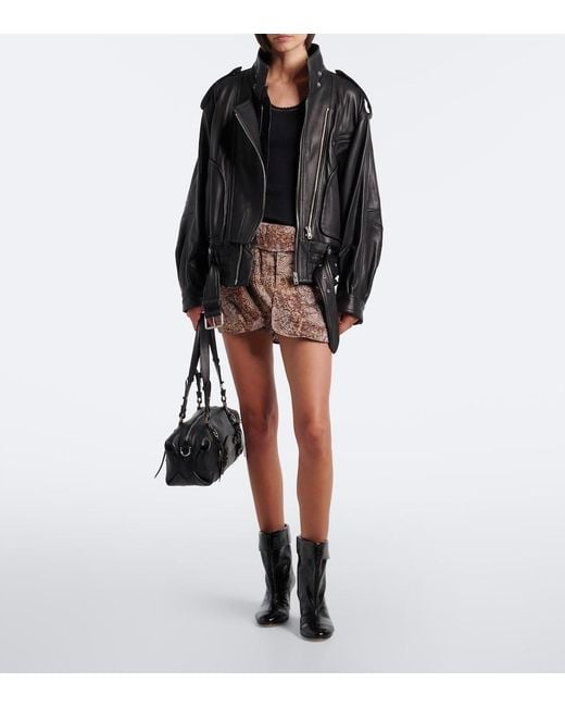 Isabel Marant Black Eldra Leather Ankle Boots