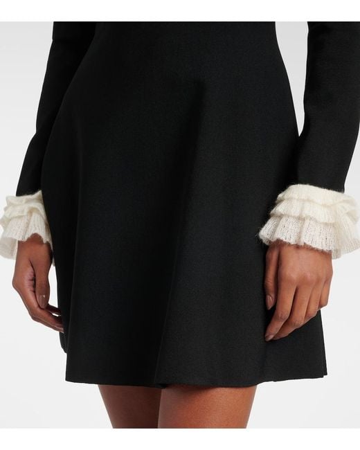 Valentino Black Knitted Minidress