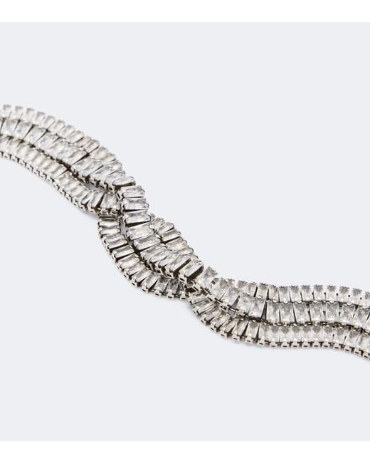 Isabel Marant White Cara Embellished Bracelet