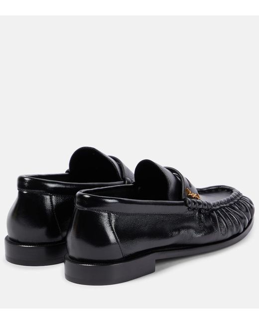 Saint Laurent Black Loafers Le Loafer aus Leder
