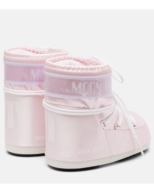 Moon Boot Pink Icon Low Snow Boots
