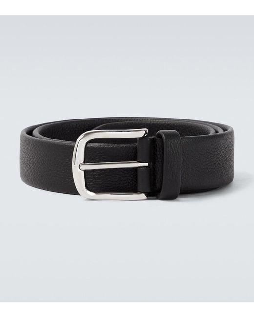 Cinturon De Piel Kiton de hombre de color Black