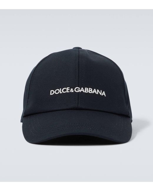 Casquette en coton a logo Dolce & Gabbana pour homme en coloris Blue