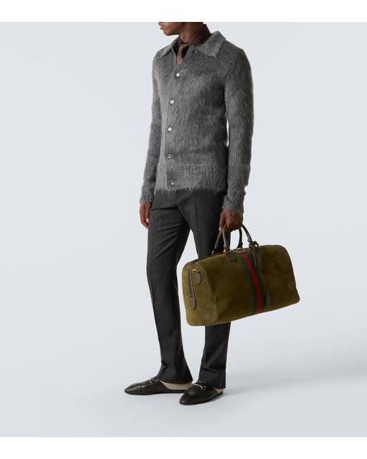Pantalon Slim En Laine Gucci pour homme en coloris Black