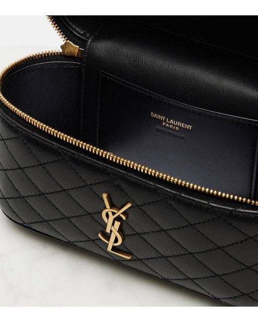 Saint Laurent Black Gaby Quilted Leather Bag