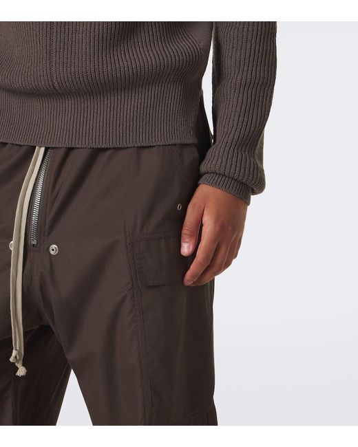 Rick Owens Brown Ribbed-Knit Virgin Wool Sweater for men