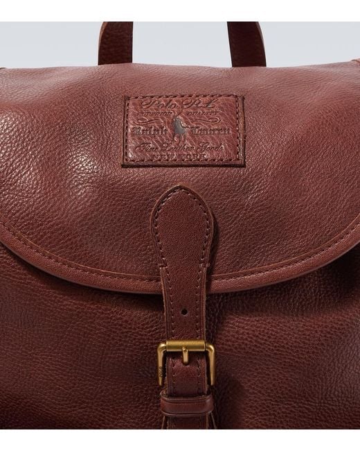 Polo Ralph Lauren Rucksack Heritage Aus Leder in Brown für Herren
