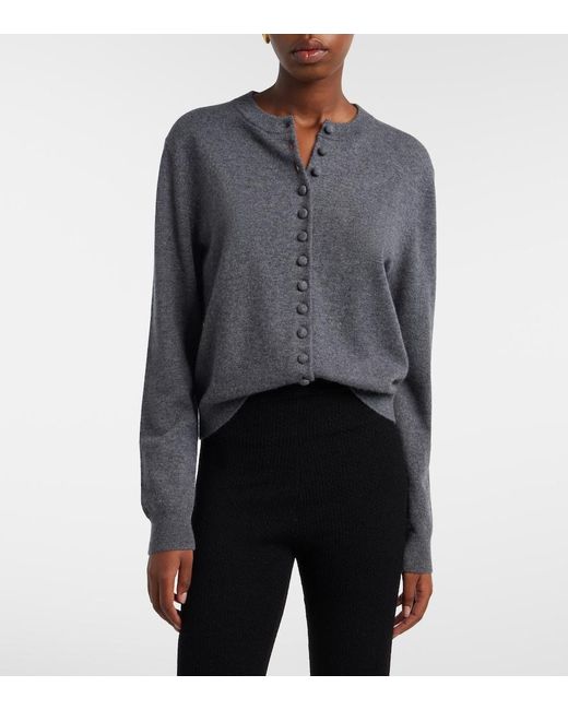 Lisa Yang Gray Wilona Cashmere Cardigan
