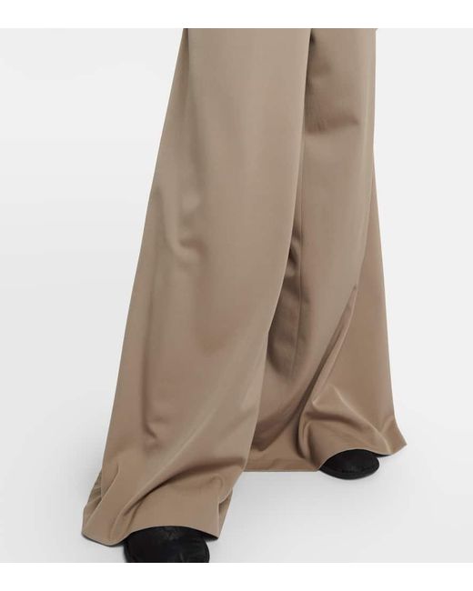 Pantalones Anchos Dela De Lana The Row de color Natural
