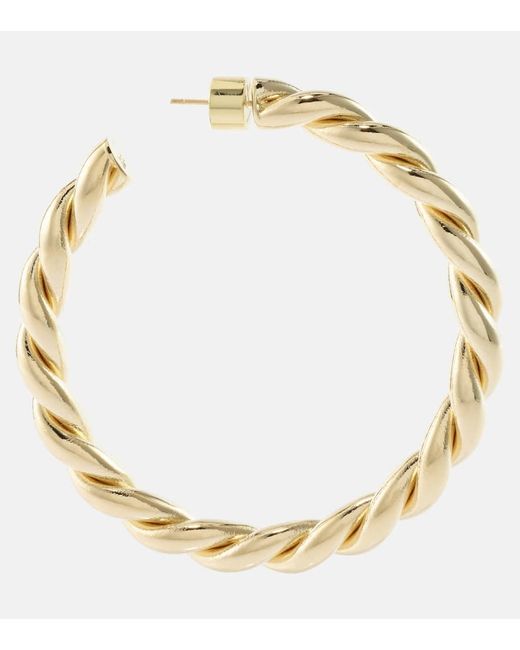 Jennifer Fisher Metallic 14kt Gold-plated Hoop Earrings
