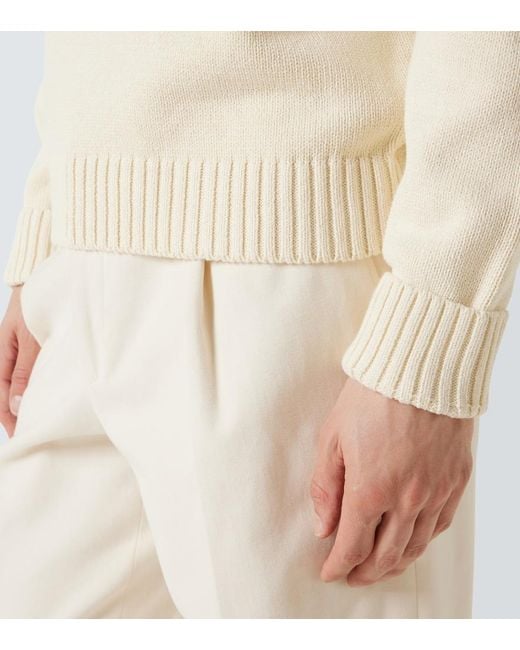 Pullover di Dunhill in Natural da Uomo