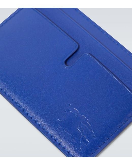 Burberry Kartenetui EKD aus Leder in Blue für Herren