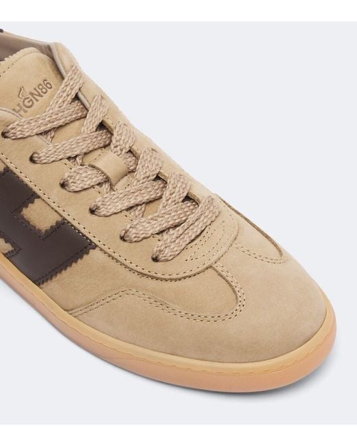 Hogan Natural H647 Leather Sneakers