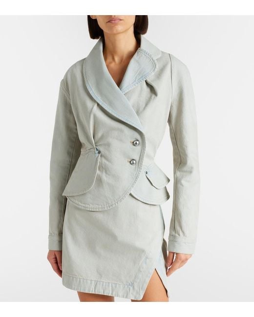Vivienne Westwood Natural Stormy Faded Denim Jacket
