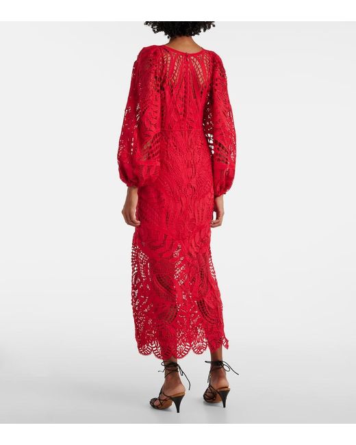 Abito Lungo Nature di Farm Rio in Red