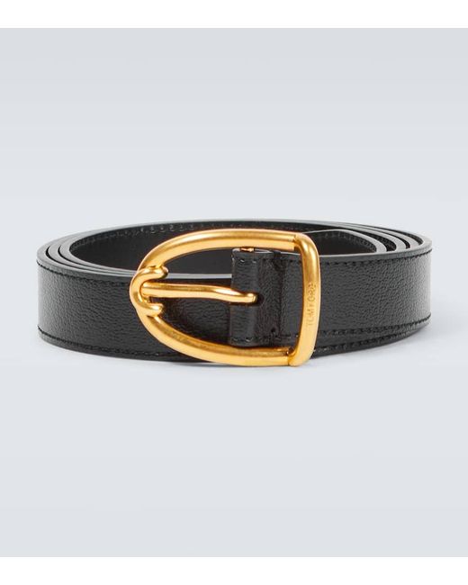 Cinturon de piel Tom Ford de hombre de color Black