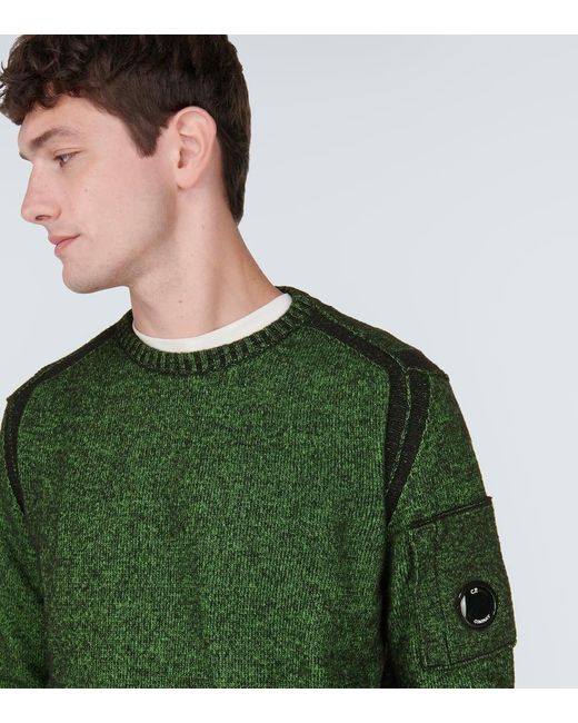 C P Company Pullover aus Fleece in Green für Herren