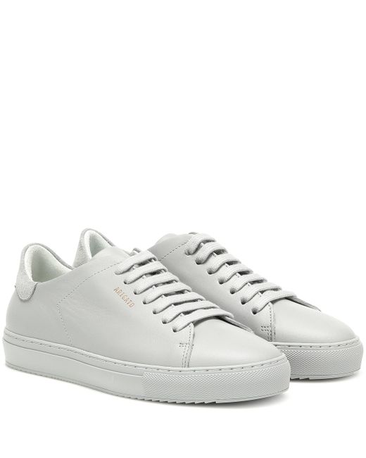 Axel Arigato Gray Clean 90 Leather Sneakers