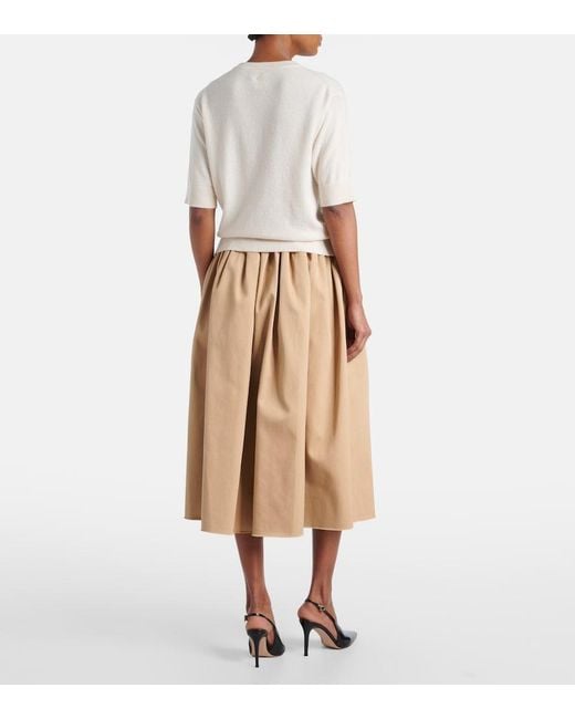 Jardin Des Orangers White Cashmere Sweater