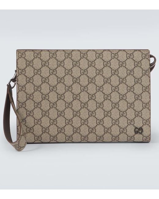 Pochette Gg Canvas di Gucci in Metallic da Uomo