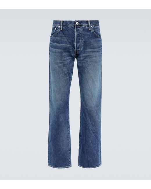 Visvim Blue Social Sculpture 11 Straight Jeans for men