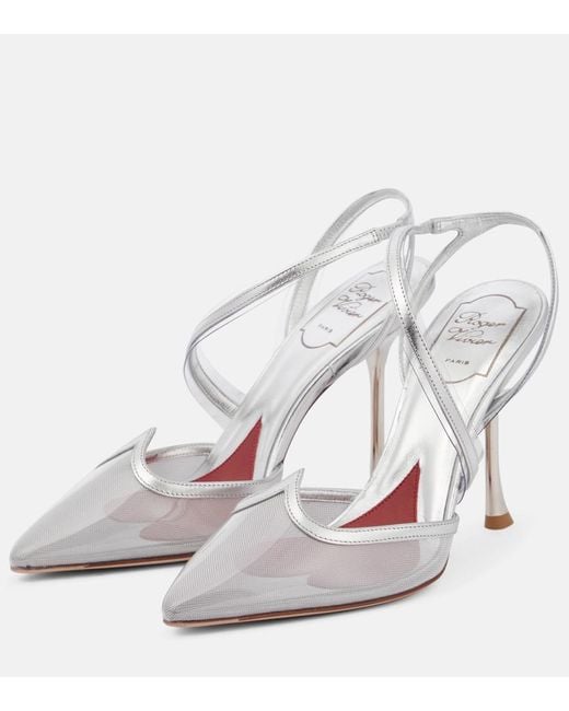 Roger Vivier White I Love Vivier Pvc Pumps