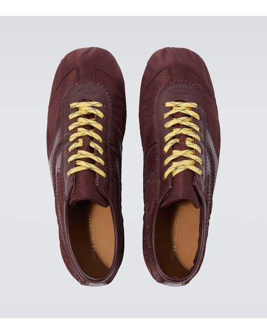 Dries Van Noten Sneakers Mit Leder in Brown für Herren