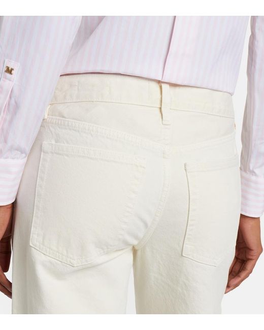 FRAME White The Saturday Straight Jeans