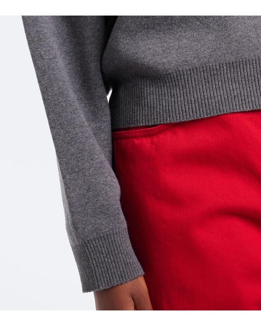 Rohe Gray Wool And Cashmere-Blend Sweater