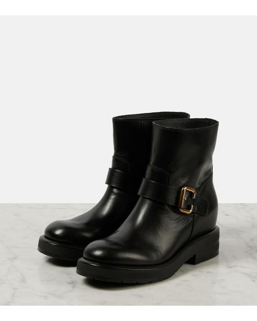 Chloé Black Stiefel