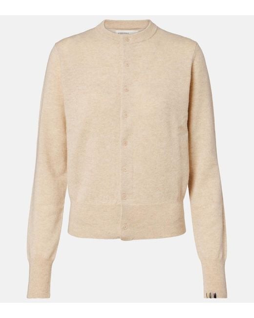 Extreme Cashmere Natural Little Cashmere Cardigan