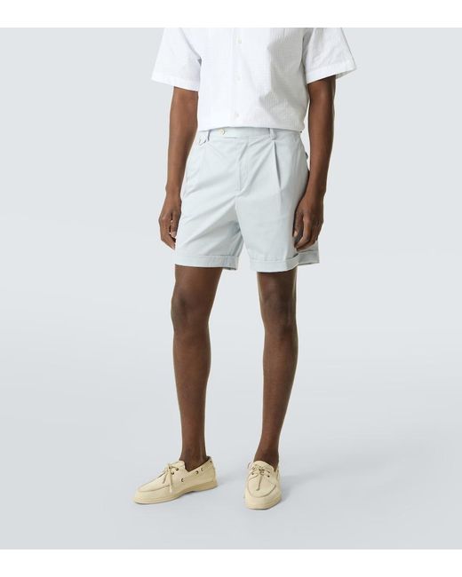 Lardini Blue Cotton-Blend Shorts for men