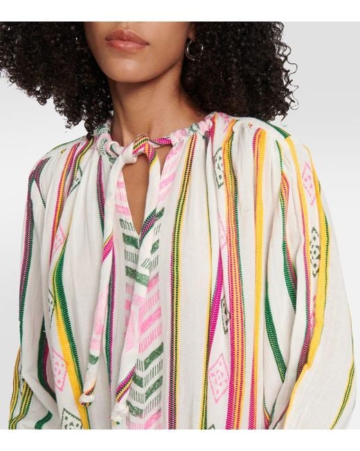 Robe Midi En Coton Velvet en coloris Multicolor