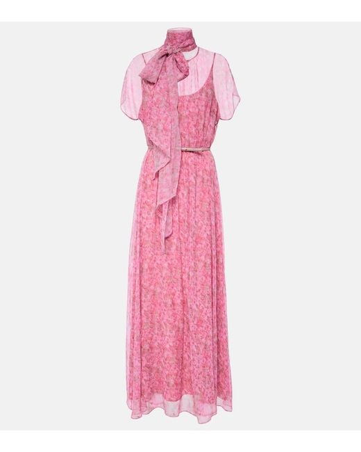 max mara pink silk dress Dress woman Max Mara