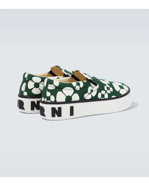 X Carhartt Zapatillas Slip-On Estampadas Marni de hombre de color Green