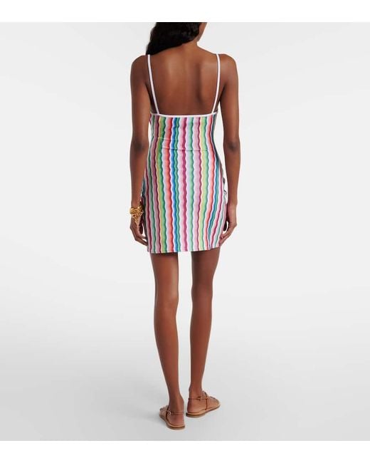 Missoni Blue Zig Zag Minidress