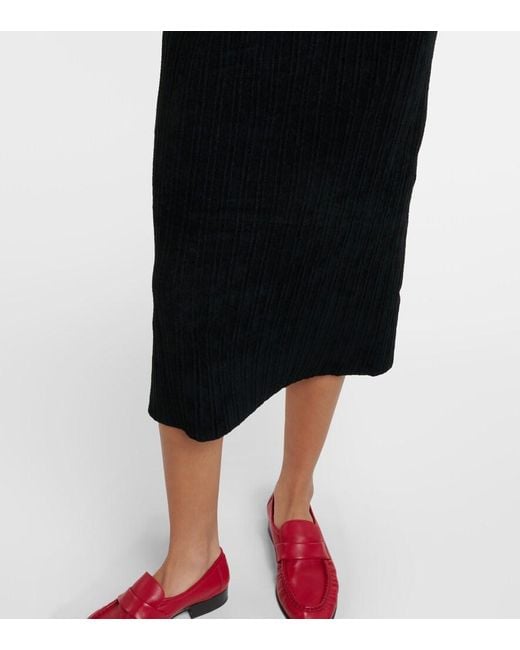 Proenza Schouler Black Label Lindsey Midi Turtleneck Dress