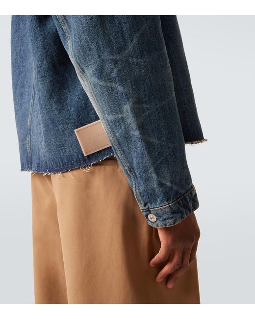 Our Legacy Blue Cut Rebirth Denim Jacket for men